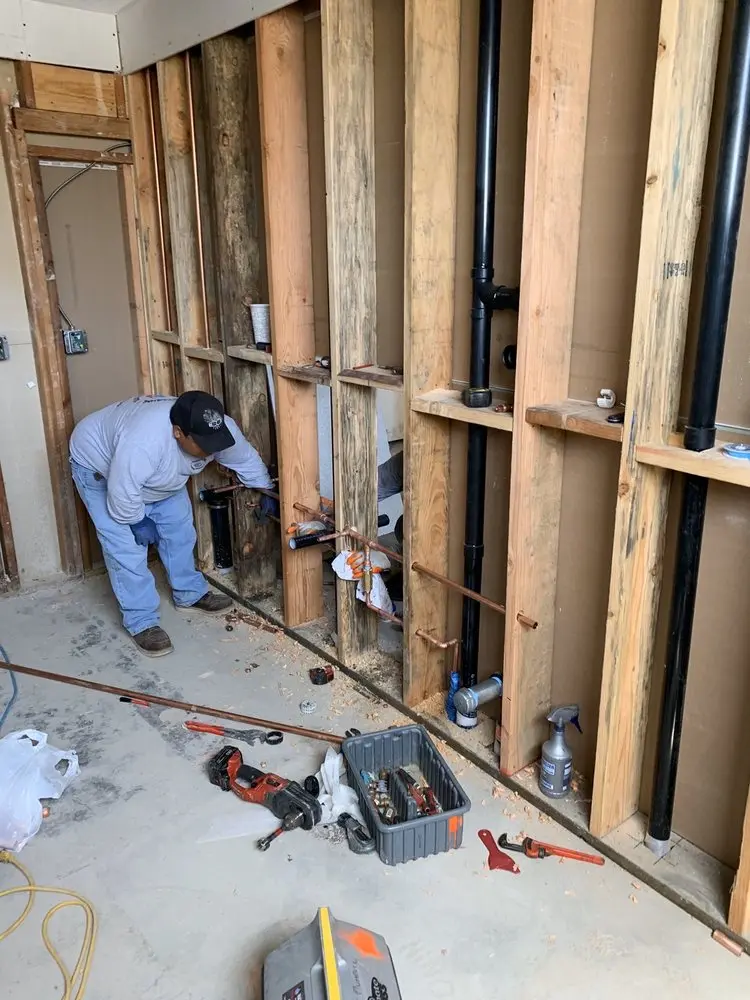 Commercial rough-in plumbing for Gas Line Repair in Horseshoe Bend